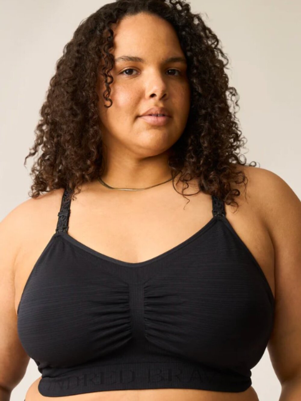 Kindred Bravely Women's Hands Free Pumping Nursing Bra Light Support Black XL
